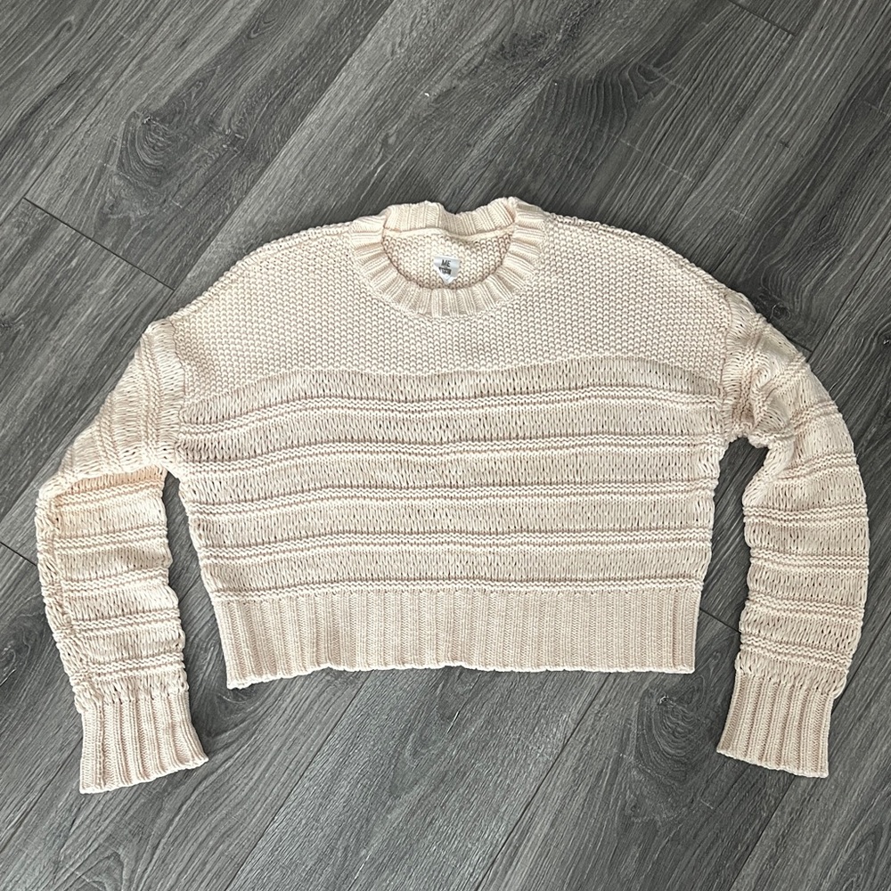 Me to We Textured Cream Sweater